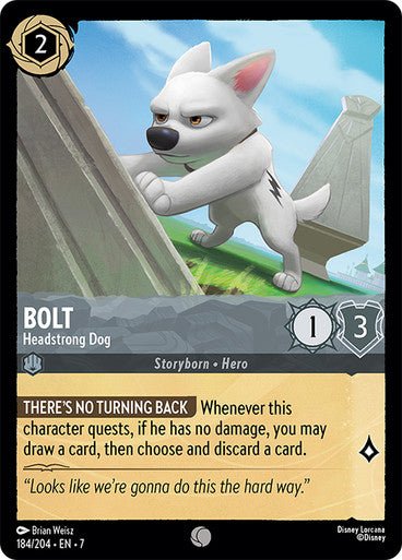 Bolt - Headstrong Dog (Non - foil) - Con T de Tlacuache - Ravensburger