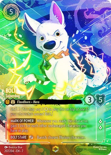 Bolt - Superdog (Inkwash Foil) - Con T de Tlacuache - Ravensburger