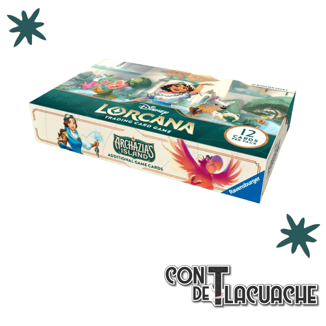 Booster Box Archazia’s Island (24 pzs) Lorcana | Ravensburger - Con T de Tlacuache - Lorcana
