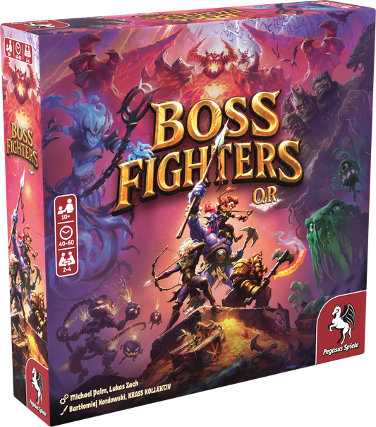 Boss Fighters QR | Pegasus Spiele - Con T de Tlacuache - Pegasus Spiele