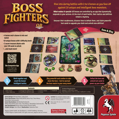 Boss Fighters QR | Pegasus Spiele - Con T de Tlacuache - Pegasus Spiele