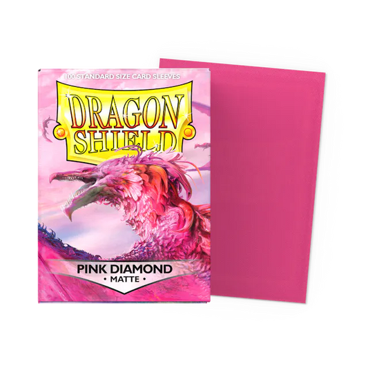Matte Sleeves - Standard Size "Pink Diamond" 100pz | Dragonshield