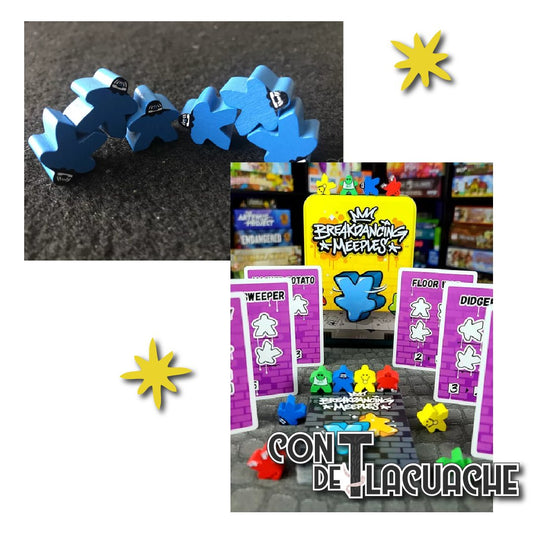 Breakdancing Meeples | Atlas Games - Con T de Tlacuache - Atlas Games