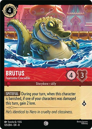 Brutus - Fearsome Crocodile (Non - foil) - Con T de Tlacuache - Ravensburger