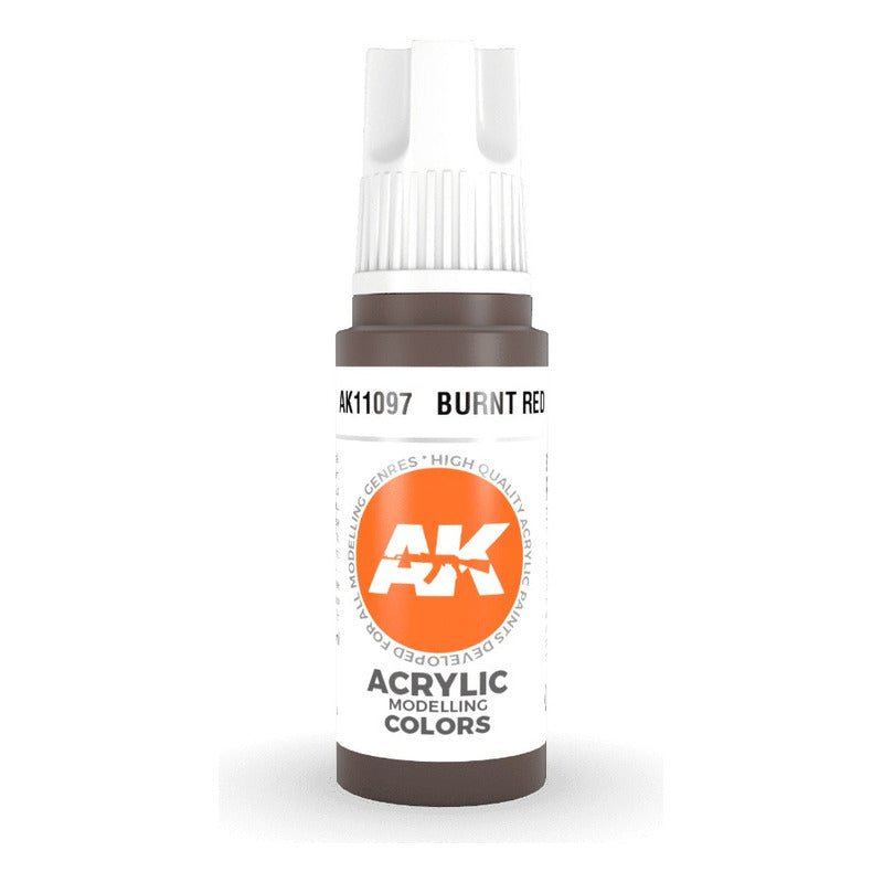 Burnt Red 17Ml | Ak Interactive - Con T de Tlacuache - AK Interactive
