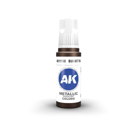 Burnt Tin Metallic 17Ml | Ak Interactive - Con T de Tlacuache - AK Interactive