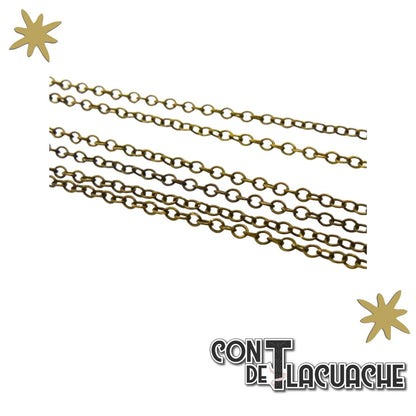 Cadena - Bronce / Hobby Chain 1.5mm - Antique Bronze (1 meter) | Green Stuff World - Con T de Tlacuache - Green Stuff World