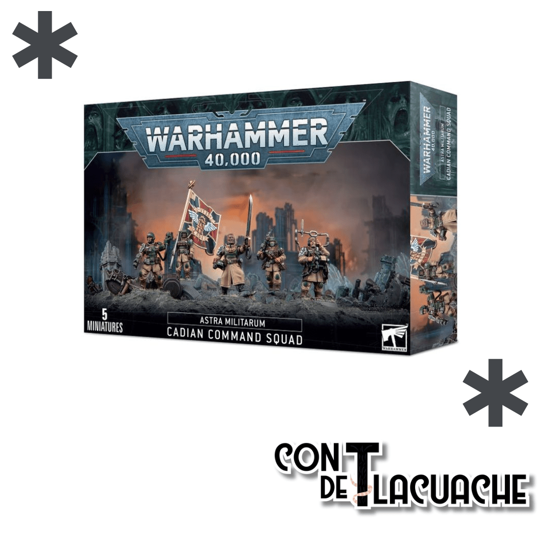 Cadian Command Squad | Games Workshop - Con T de Tlacuache - Con T de Tlacuache