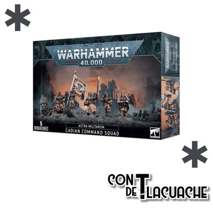 Cadian Command Squad | Games Workshop - Con T de Tlacuache - Con T de Tlacuache