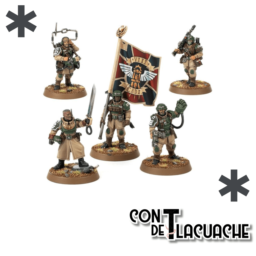 Cadian Command Squad | Games Workshop - Con T de Tlacuache - Con T de Tlacuache