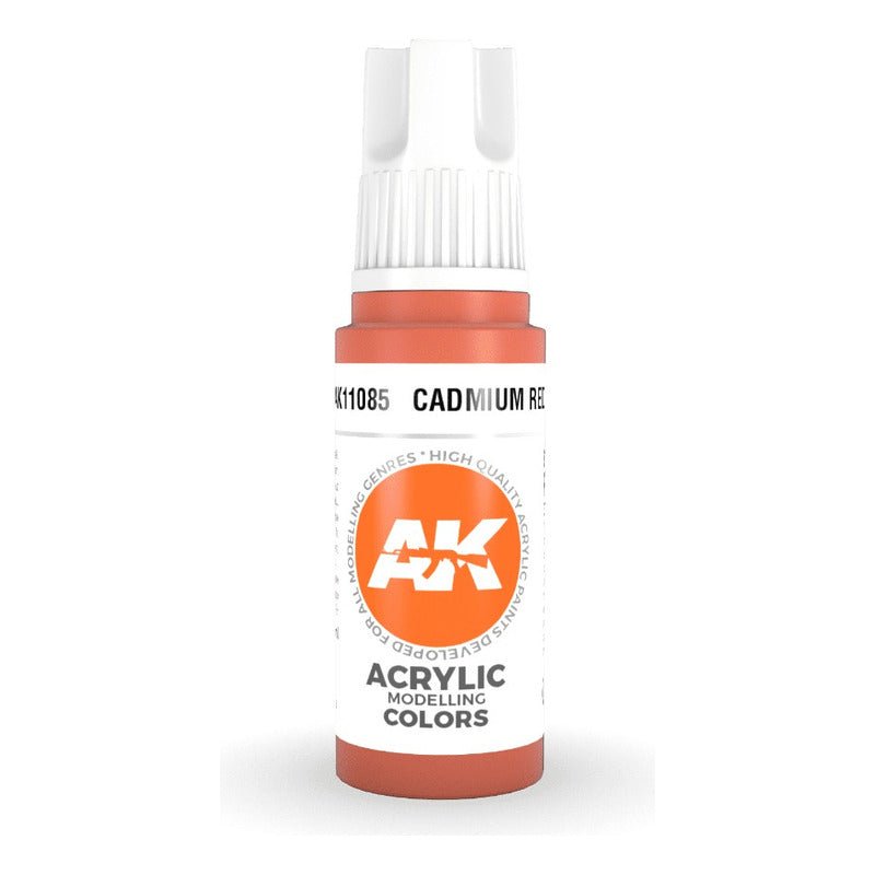 Cadmium Red 17Ml | Ak Interactive - Con T de Tlacuache - AK Interactive