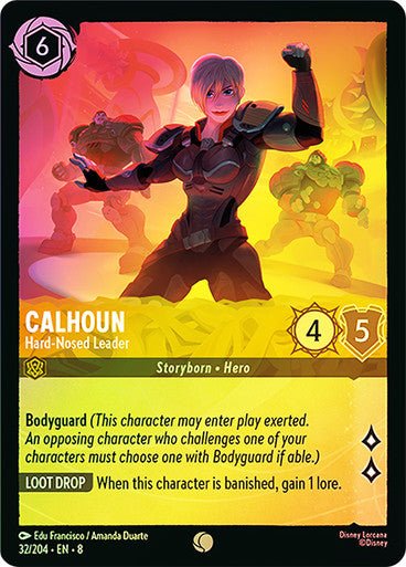 Calhoun - Hard - Nosed Leader (Cold Foil) - Con T de Tlacuache - Ravensburger