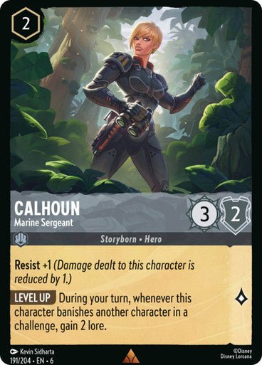 Calhoun - Marine Sergeant ( Non - foil ) - Con T de Tlacuache - Ravensburger