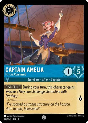 Captain Amelia - First in Command (Non-foil)