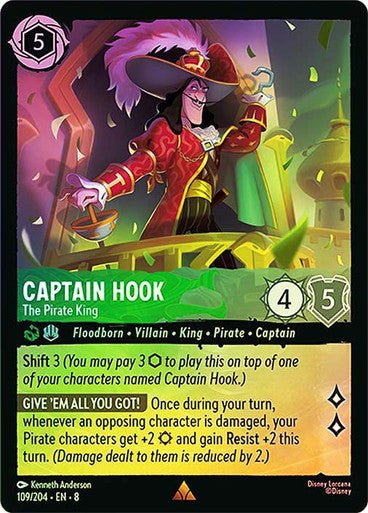 Captain Hook - The Pirate King (Cold Foil) - Con T de Tlacuache - Ravensburger