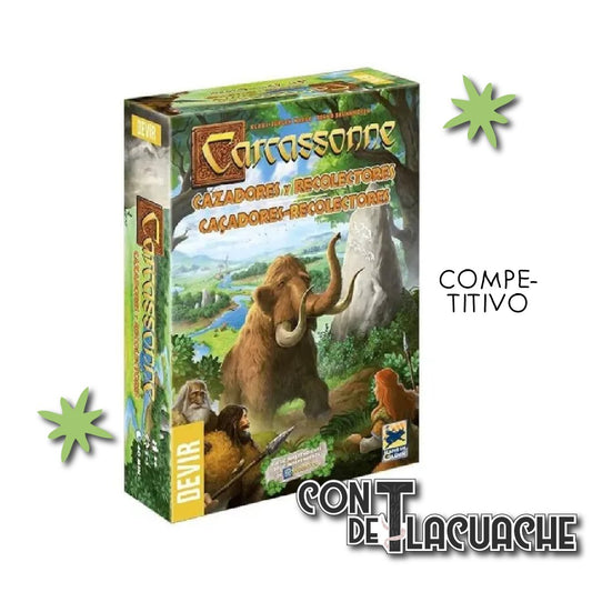 Carcassonne Cazadores y Recolectores | Devir - Con T de Tlacuache - Devir