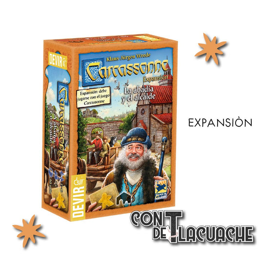 Carcassonne Expansión La Abadia y el Alcalde (Segunda Edición) | Devir - Con T de Tlacuache - Devir