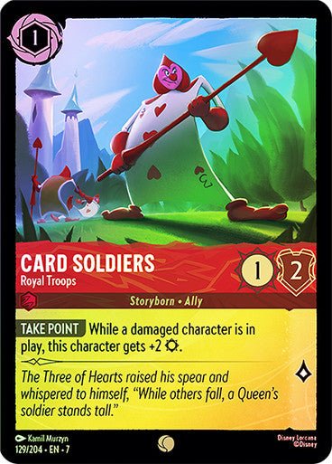 Card Soldiers - Royal Troops (Cold Foil) - Con T de Tlacuache - Ravensburger