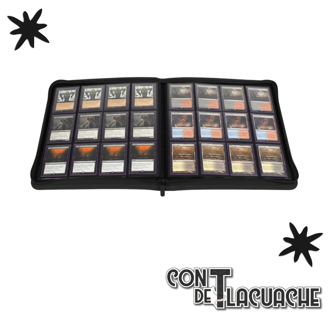 Carpeta 12pk Portfolio XL Black | BCW - Con T de Tlacuache - Con T de Tlacuache