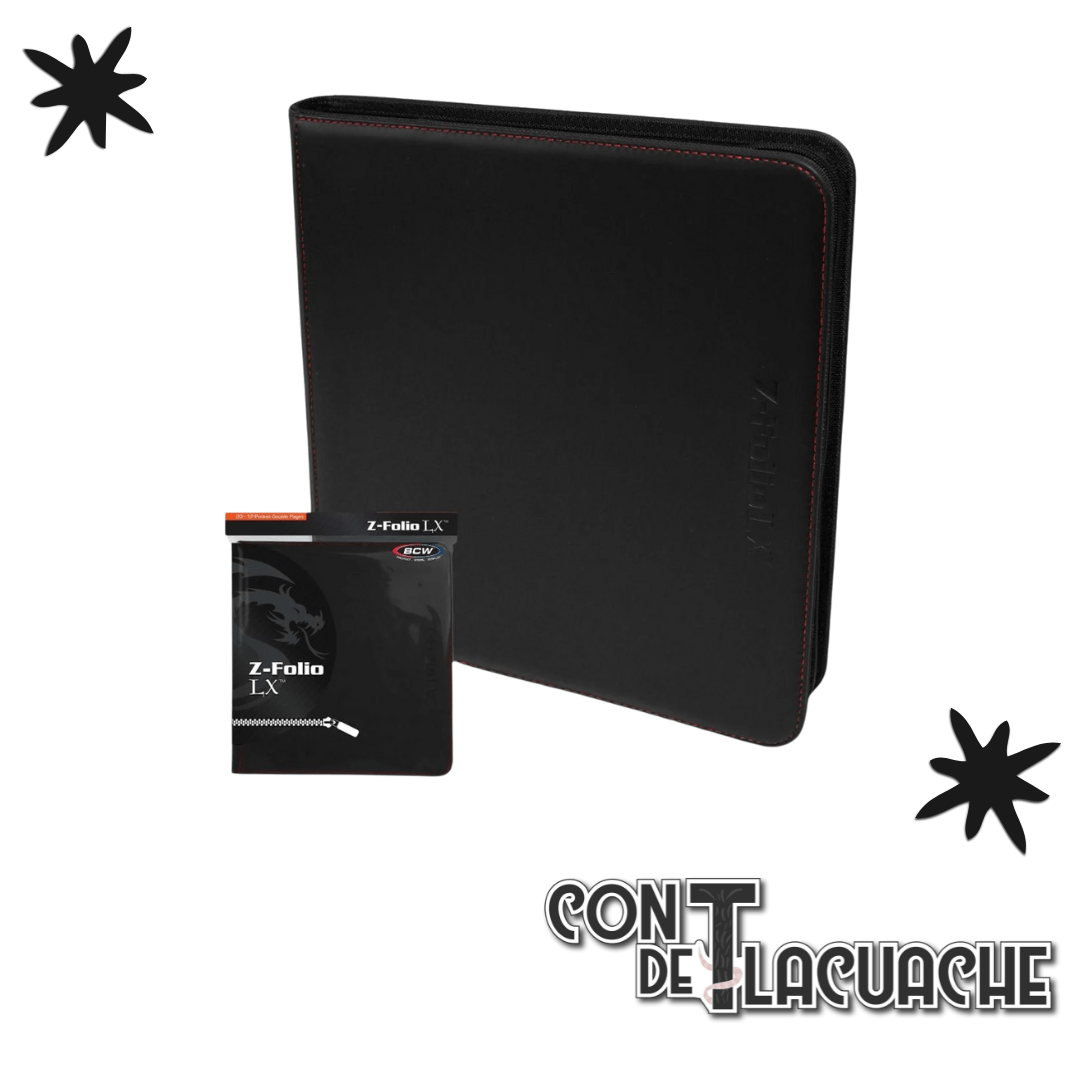 Carpeta 12pk Portfolio XL Black | BCW - Con T de Tlacuache - Con T de Tlacuache