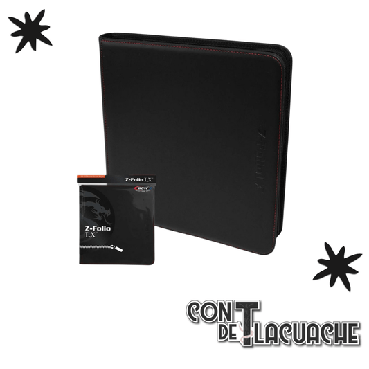 Carpeta 12pk Portfolio XL Black | BCW - Con T de Tlacuache - Con T de Tlacuache