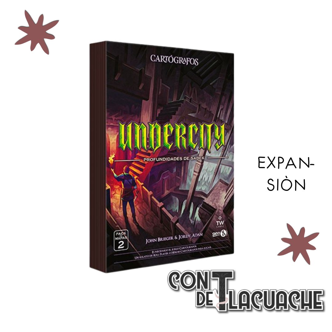 Cartógrafos: Expansión Undercity | Gen X Games - Con T de Tlacuache - Gen X Games