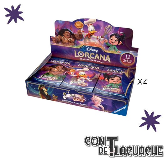 Case x4 Booster Packs Shimmering Skies Lorcana | Ravensburger - Con T de Tlacuache - Ravensburger