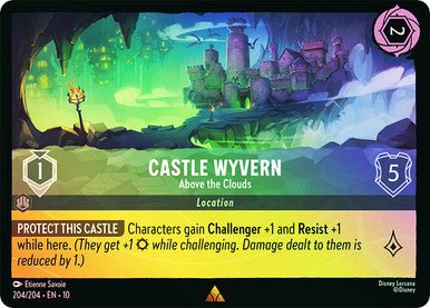 Castle Wyvern (Cold Foil) - Con T de Tlacuache - Ravensburger