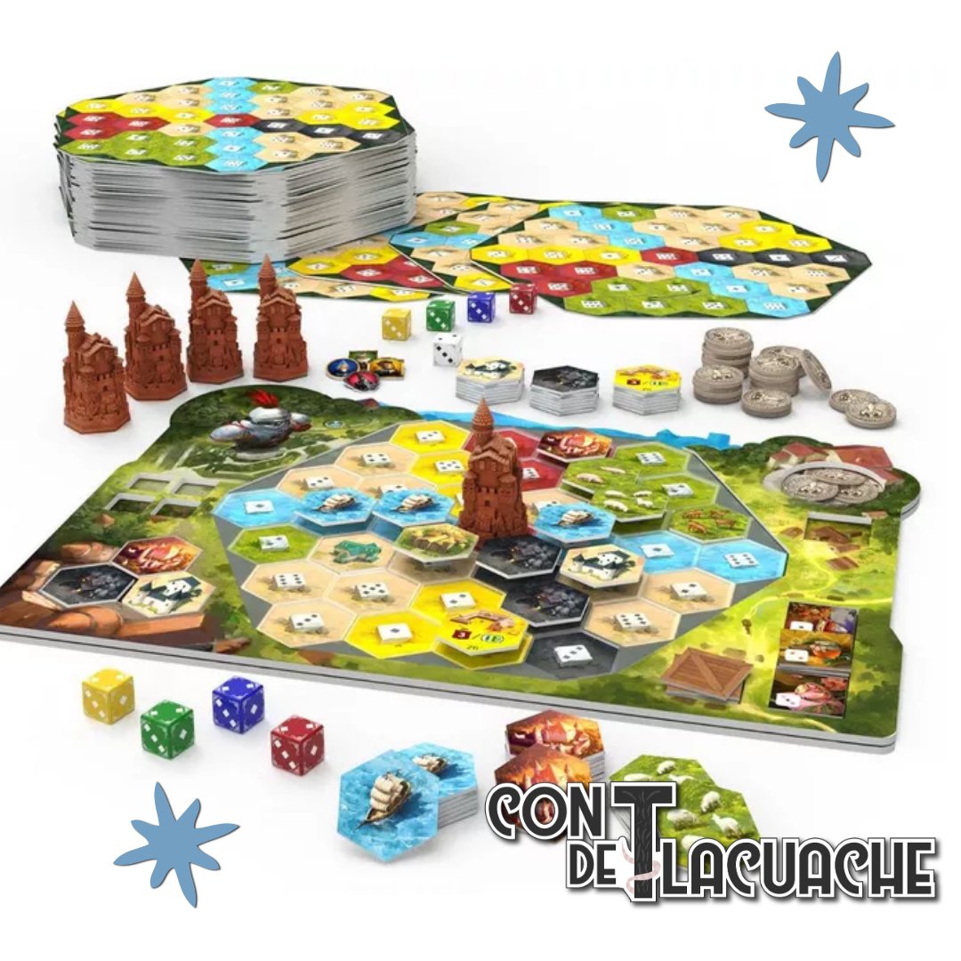 Castles of Burgundy (Deluxe Edition) | Ravensburger - Con T de Tlacuache - KickStarter