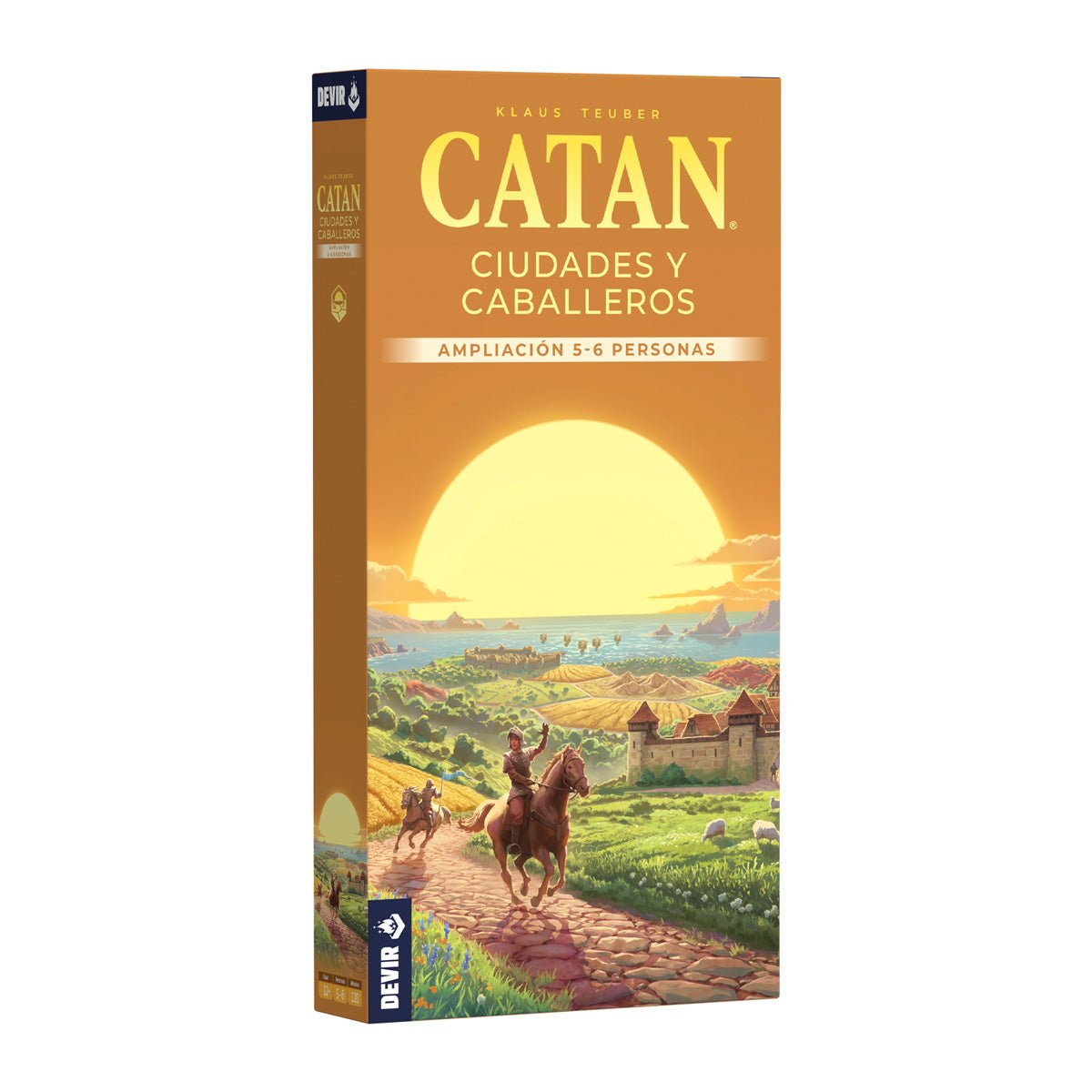 Catan Ampliación Ciudades y Caballeros (5 - 6 Jugadores) | Devir - Con T de Tlacuache - Devir