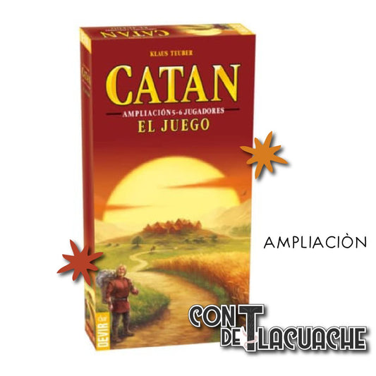 Catan Ampliación El Juego (5 - 6 jugadores) | Devir - Con T de Tlacuache - Devir