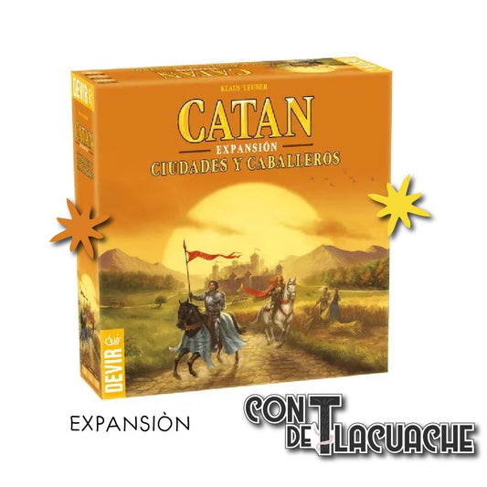 Catan Expansión Ciudades y Caballeros | Devir - Con T de Tlacuache - Devir