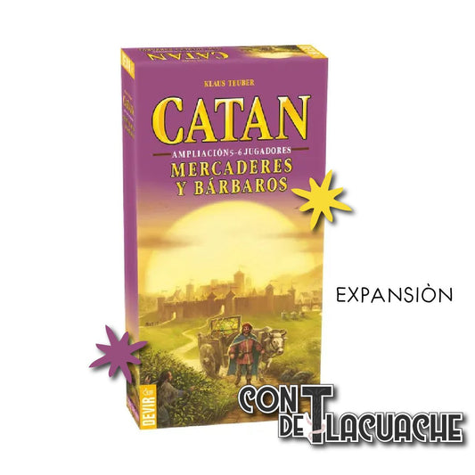 Catan Expansión Mercaderes y Bárbaros (5 - 6 Jugadores) | Devir - Con T de Tlacuache - Devir