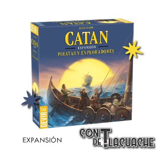 Catan Expansión Piratas y Exploradores | Devir - Con T de Tlacuache - Devir