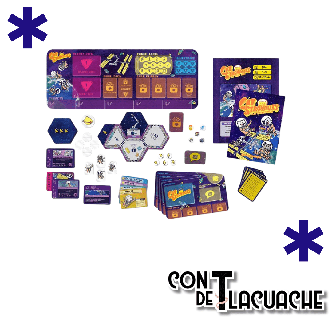 CatStronauts The Board Game | Atlas Games - Con T de Tlacuache - Con T de Tlacuache