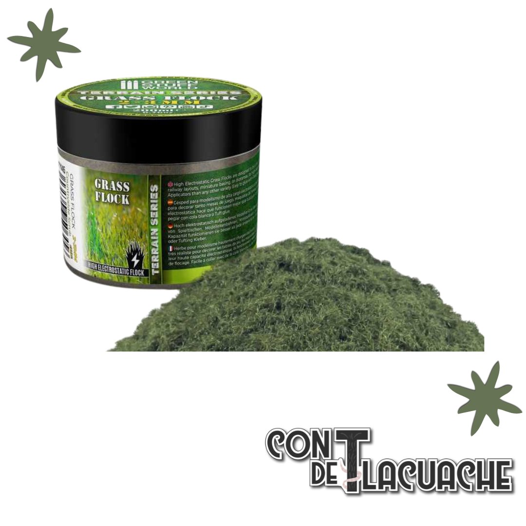 Cesped Electrostatico / Grass Flock - COUNTRYSIDE SCRUB 2 - 3mm (200ml) | Green Stuff World - Con T de Tlacuache - Green Stuff World