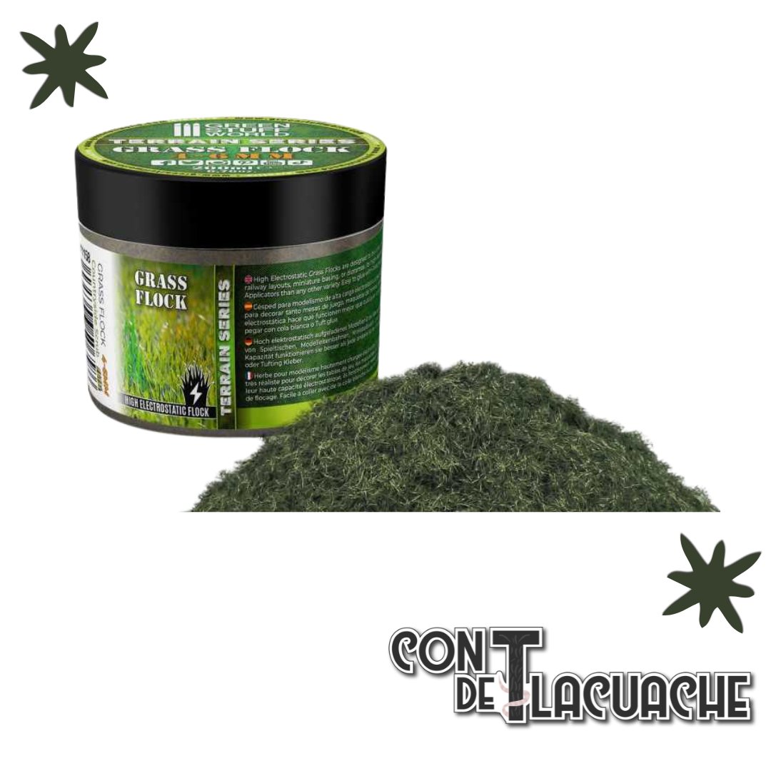 Cesped Electrostatico / Grass Flock - COUNTRYSIDE SCRUB 4 - 6mm (200ml) | Green Stuff World - Con T de Tlacuache - Green Stuff World