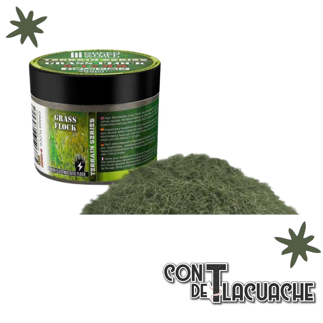 Cesped Electrostatico / Grass Flock - COUNTRYSIDE SCRUB 9 - 12mm (200ml) | Green Stuff World - Con T de Tlacuache - Green Stuff World