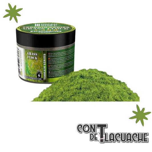 Cesped Electrostatico / Grass Flock - SPRING GRASS 2 - 3mm (200ml) | Green Stuff World - Con T de Tlacuache - Green Stuff World