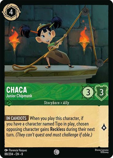 Chaca - Junior Chipmunk (Non - foil) - Con T de Tlacuache - Ravensburger