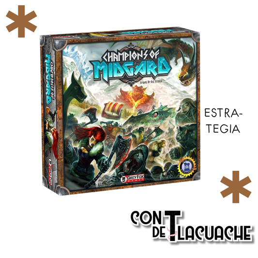 Champions of Midgard | Grey Fox Games - Con T de Tlacuache - Con T de Tlacuache
