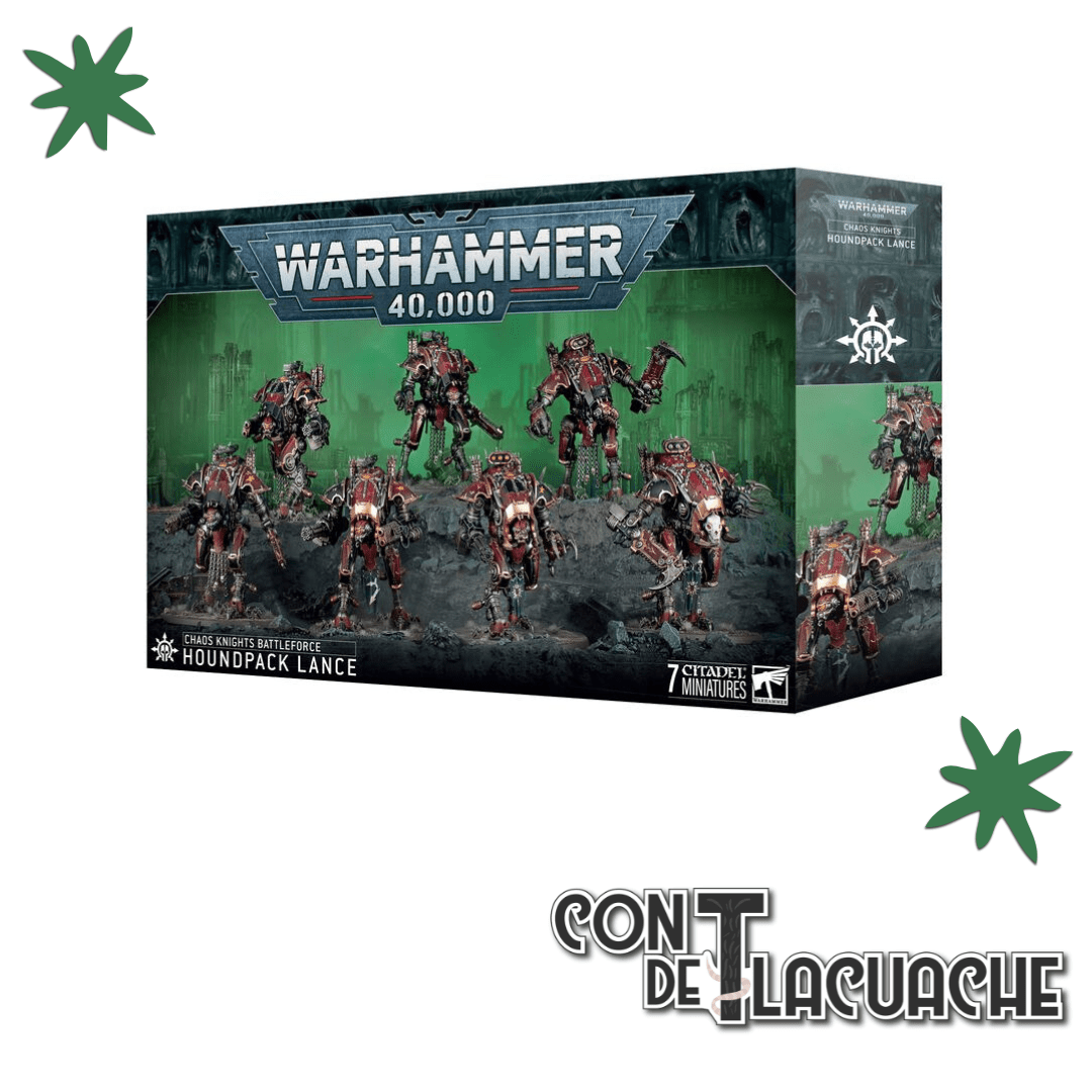 Chaos Knights: Houndpack Lance | Games Workshop - Con T de Tlacuache - Games Workshop
