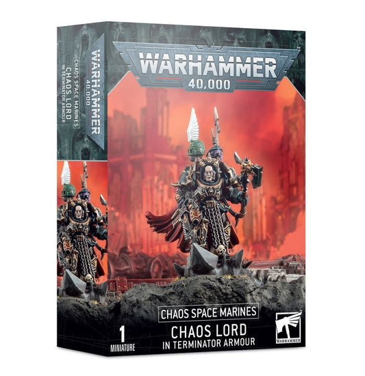 Chaos Space Marines: Chaos Lord In Terminator Armour | Games Workshop - Con T de Tlacuache - Games Workshop