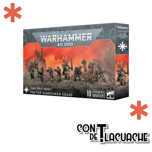 Chaos Space Marines Traitor Guardsmen Squad | Games Workshop - Con T de Tlacuache - Games Workshop