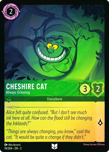 Cheshire Cat - Always Grinning (Cold Foil)