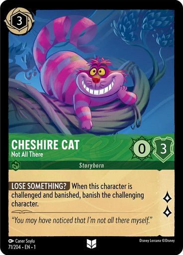 Cheshire Cat - Not All There ( Non - foil ) - Con T de Tlacuache - Ravensburger