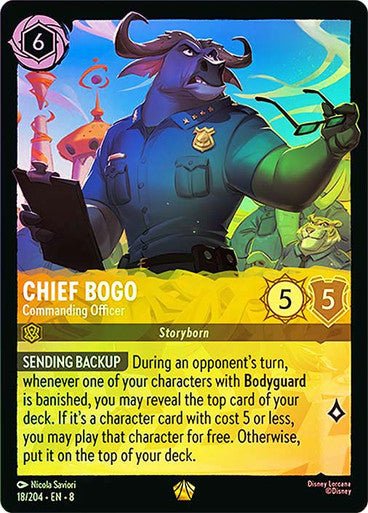 Chief Bogo - Commanding Officer (Cold Foil) - Con T de Tlacuache - Ravensburger