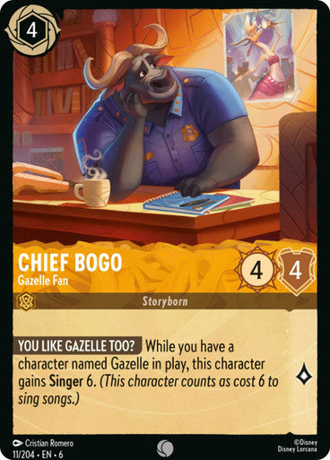 Chief Bogo - Gazelle Fan ( Non-foil )