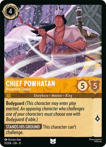 Chief Powhatan (Non - foil) | Ravensburger - Con T de Tlacuache - Ravensburger