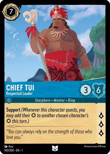 Chief Tui - Respected Leader ( Non - foil ) - Con T de Tlacuache - Ravensburger